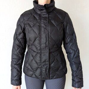 Eddie Bauer Classic Goose Down Jacket, Women's Medium, Black, Adjustable Waist